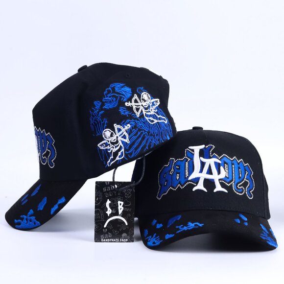 DandyHats Other - Dandy Hats x Junior H Collab Snapback Cap – Angel Azul Special Release